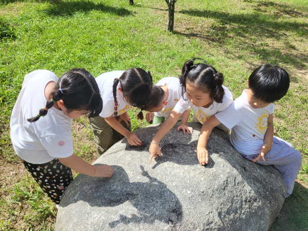 칠엽수 껍질로 그림을 그려요~