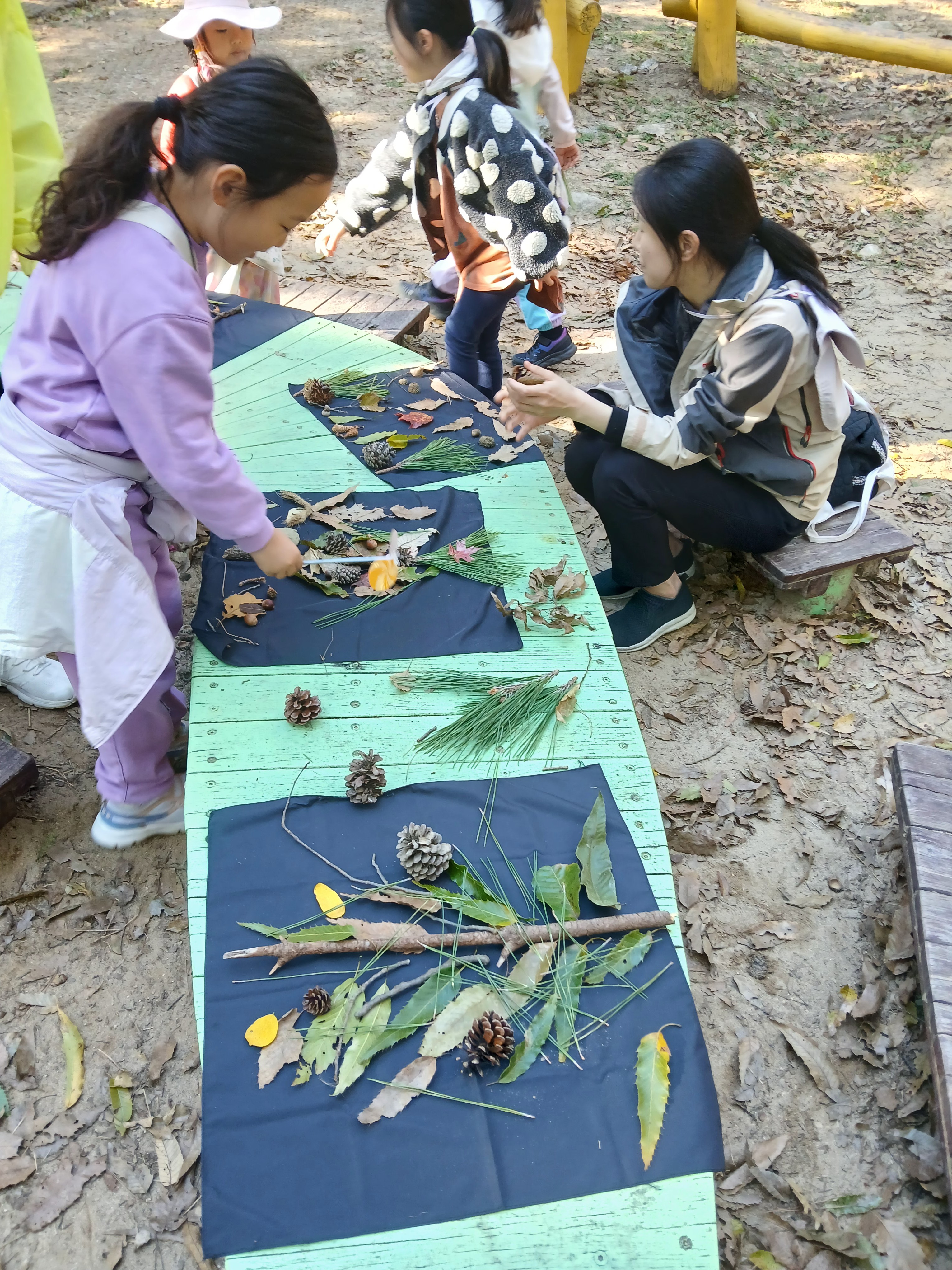 가족들과 함께하는 숲체험 즐거워요